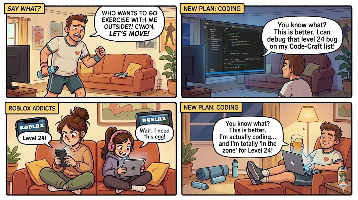 New Plan Coding cartoon journal